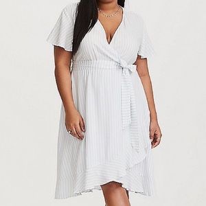 torrid faux wrap dress